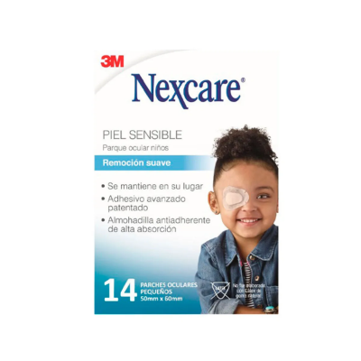 nexcare-opticlude-parche-ocular-piel-sensible-tamano-nino-50-mm-x-60-mm-sin-latex-x-14-unidades