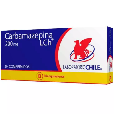 Imagen de Carbamazepina 200 mg x 20 comprimidos          