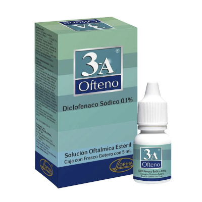 Imagen de 3A Ofteno 0,1 % solución oftálmica x 5 ml