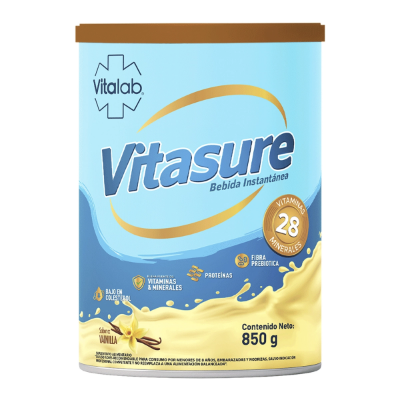 Imagen de VITASURE BEBIDA INSTANTANEA VAINILLA POLVO 850 G. [VITALAB]