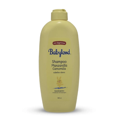 Imagen de Babyland camomilla manzanilla hipoalergenico shampoo niños x 700 ml