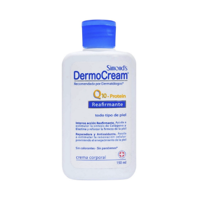 Imagen de SIMONDS DERMOCREAM REAFIRMANTE Q10 PROTEIN TODO TIPO PIEL CREMA CORPORAL 150ML