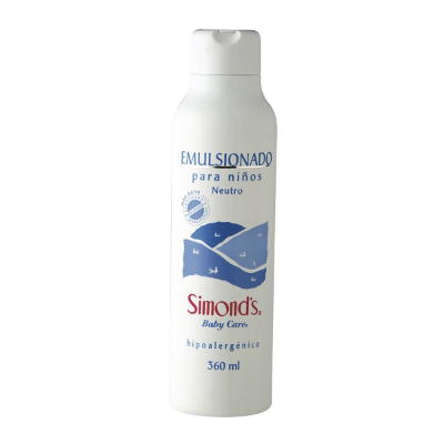 Imagen de SIMONDS HIPOALERGENICO BEBE ACEITE EMULSIONADO 360 ML