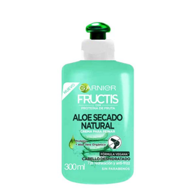 Imagen de Fructis aloe secado natural formula vegana crema para peinar x 300 ml