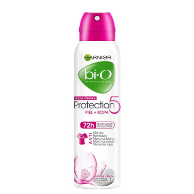 Imagen de GARNIER BI-O MUJER PROTECTION5 DESODORANTE SPRAY 150 ML