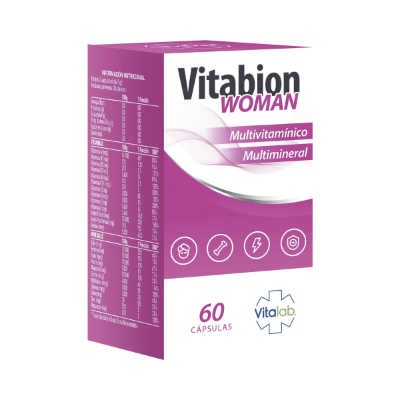 Imagen de VITABION WOMEN 60 CAPSULAS [VITALAB] (MULTIVITAMINICO)