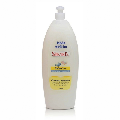 Imagen de SIMONDS BABY CARE AFRECHO JABON LIQUIDO GLICERINA HIPOALERG. 750 ML C/VALV.