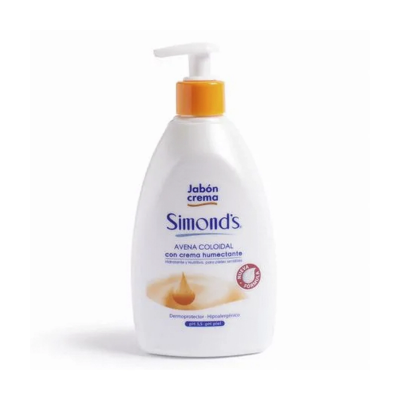 Imagen de SIMONDS DERMO CARE PH 5,5 CREMA AVENA COLOIDAL ORGANICA JABON 500 ML