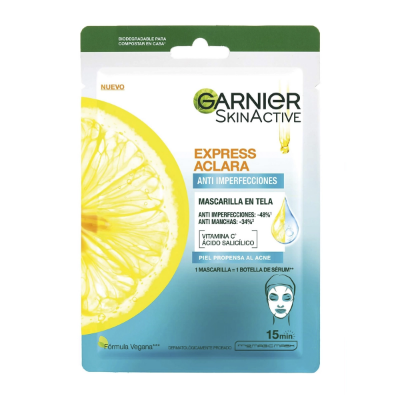 Imagen de GARNIER SKIN ACTIVE ROSTRO MASCARILLA ANTI ACNE 