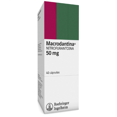 Imagen de MACRODANTINA 50 MG 40 CAPSULAS (NITROFURANTOINA MACRO)