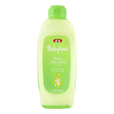 Imagen de Babyland extra suave neutro shampoo niños hipoalergenicos x 410 ml