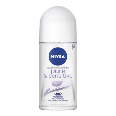 Imagen de NIVEA WOMEN PURE & SENSITIVE DESODORANTE ROLL-ON 50 ML