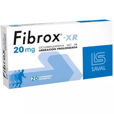 Imagen de Fibrox XR 20 mg x 20 comprimidos recubiertos de liberación prolongada