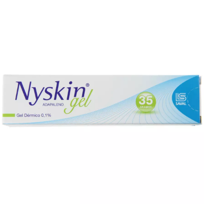 Imagen de NYSKIN 0,1% GEL DERMICO 35 G. (ADAPALENO)