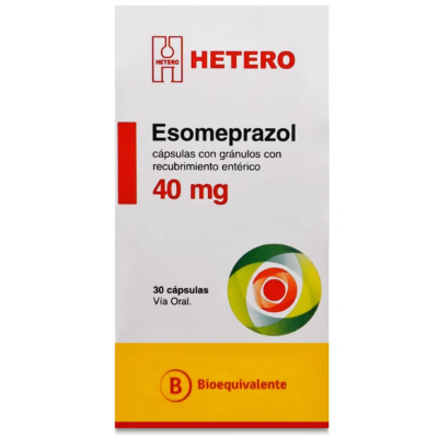 Imagen de Esomeprazol 40 mg x 30 cápsulas con ranulos recubrimiento enterico