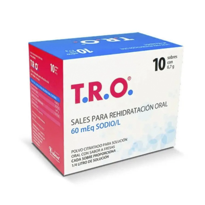 Imagen de T.R.O 60 MEQ 10 SOBRES (SALES REHIDRATACION)