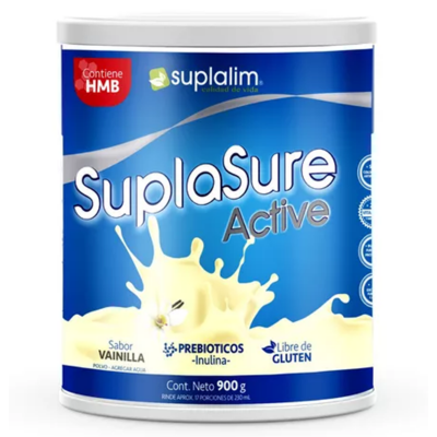 Imagen de SUPLASURE ACTIVE VAINILLA CON HMB 850 G.