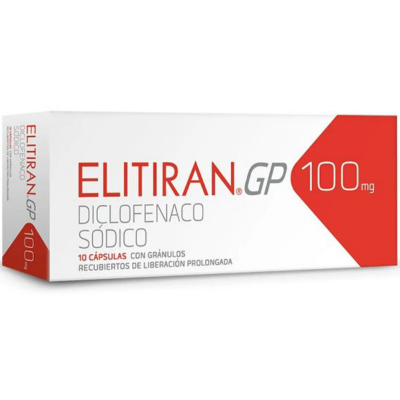 Imagen de Elitiran GP 100 mg liberación prolongada x 10 cápsulas