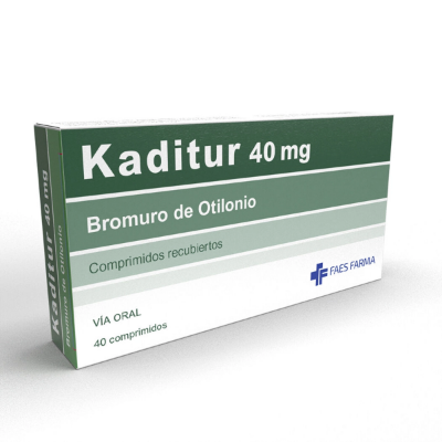 Imagen de KADITUR 40 MG 40 COMPRIMIDOS RECUBIERTOS (OTILONIO BROMURO)