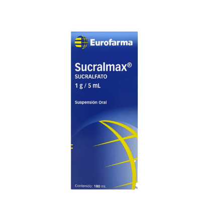 Imagen de SUCRALMAX 1000 MG/5ML SUSPENSION ORAL 180 ML (SUCRALFATO)