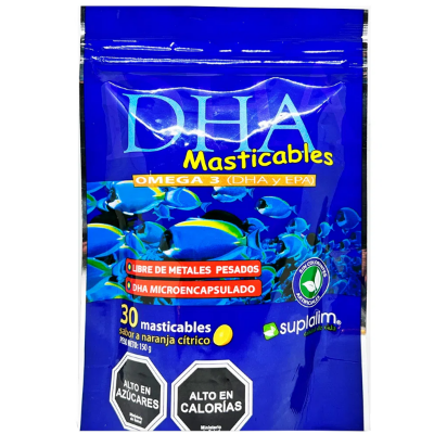 Imagen de OMEGA DHA 30 COMPRIMIDOS MASTICABLES