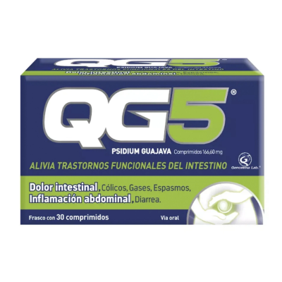 Imagen de QG5 PSIDIUM GUAJABA 166,60 MG BLISTER X 30 COMPRIMIDOS