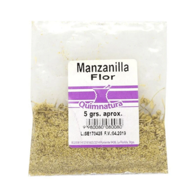 Imagen de QUIMNATURA MANZANILLA FLOR 5 G. X 25 BOLSITAS