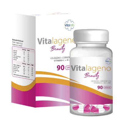 Imagen de VITALAGENO BEAUTY 90 CAPSULAS [VITALAB] (COLAGENO HIDROLIZADO+Q10+BIOTINA+VIT ACDE)