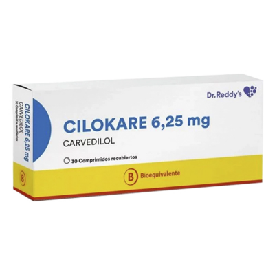 Imagen de CILOKARE 6.25 MG X 30 COMP.