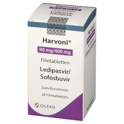 Imagen de HARVONI 90MG / 400MG X 28 COMP. REC.