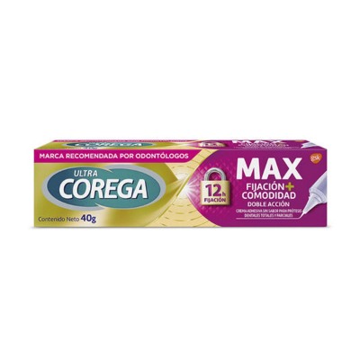 Imagen de COREGA MAX FIJACIÓN + COMODIDAD 40G X 1 UNID.