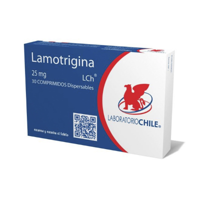 Imagen de LAMOTRIGINA 25 MG 30C DISPER