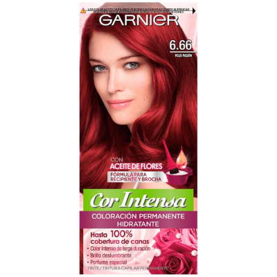 Imagen de COLORACION COR INTENSA 6.66 ROJO PASION GARNIER