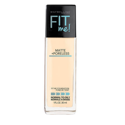 Imagen de MAYBELLINE BASE FIT ME MATTE+PORE FDN 110PORCELAIN