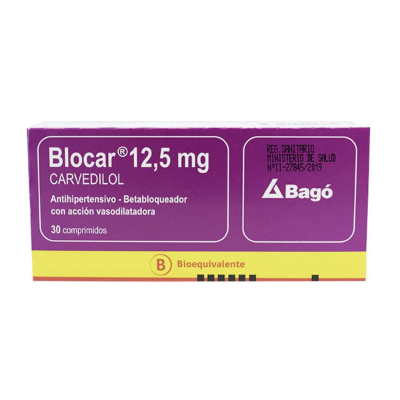 Imagen de BLOCAR 12,5 MG X 30 COMP.