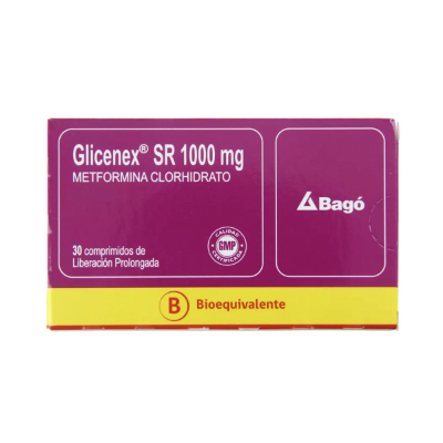 Imagen de GLICENEX SR 1000 MG X 30 COMP. LP