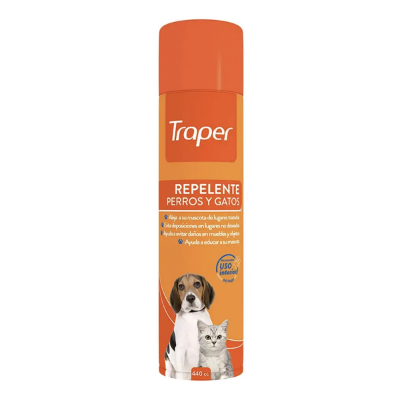 Imagen de VET TRAPER REPELENTE MASCOTAS AEROSOL X 440 CC.