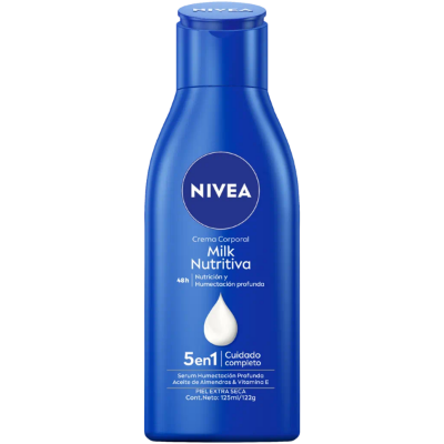 Imagen de NIVEA MILK CREMA CORPORAL NUTRITIVA PIEL EXTRA SECA 125ML