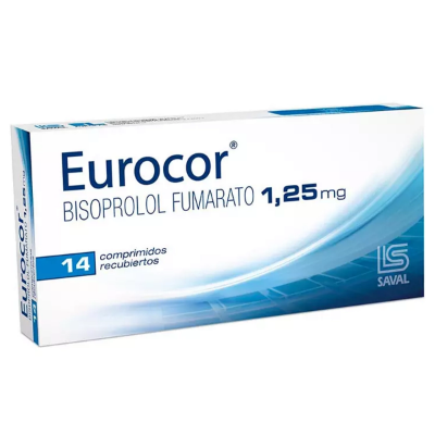 Imagen de EUROCOR 1,25 MG X 14 COMP.