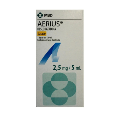 Imagen de AERIUS 2,5MG / 5ML JBE X 120 ML