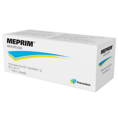 Imagen de MEPRIM 1000 MG POLVO PARA SOL. INY. X 1 AMP