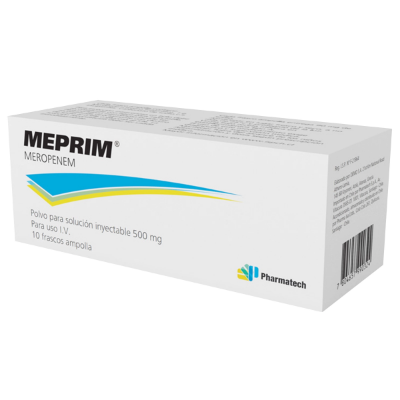 Imagen de MEPRIM 500 MG POLVO PARA SOL. INY. X 10 FCO. AMP.