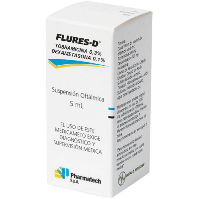 Imagen de FLURES-D TOBRAMYCIN 0.3 % DEXAMETHASONE 0.1 %. SUSP OFT.