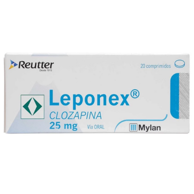 Imagen de LEPONEX 25 MG X 20 COMP.