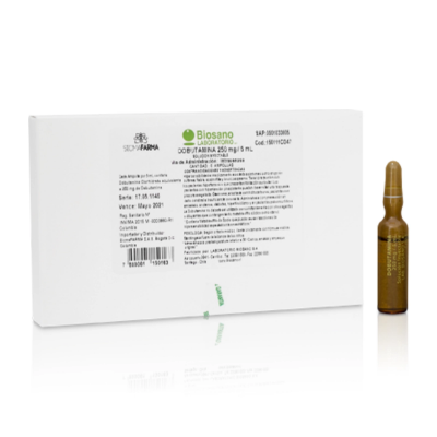 Imagen de DOBUTAMINA 250MG / 5ML X 5 AMP.             