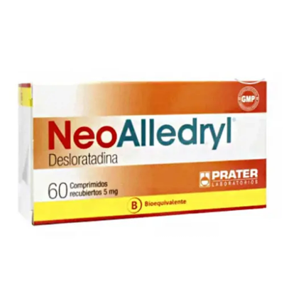 Imagen de NEO-ALLEDRYL 5 MG X 60 COMP.