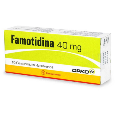 Imagen de FAMOTIDINA 40 MG. CAJA X 10 COMP. (BE)