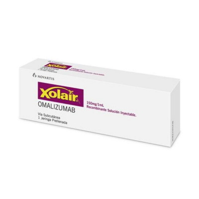 Imagen de XOLAIR PFS LISY 150MG / 1ML X 1 JERINGA PRELLENADA