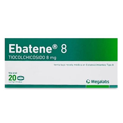 Imagen de EBATENE 8 MG X 20 COMP