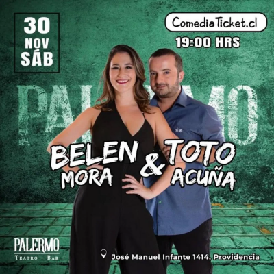 Imagen de Belen y Toto en Palermo Teatro Bar